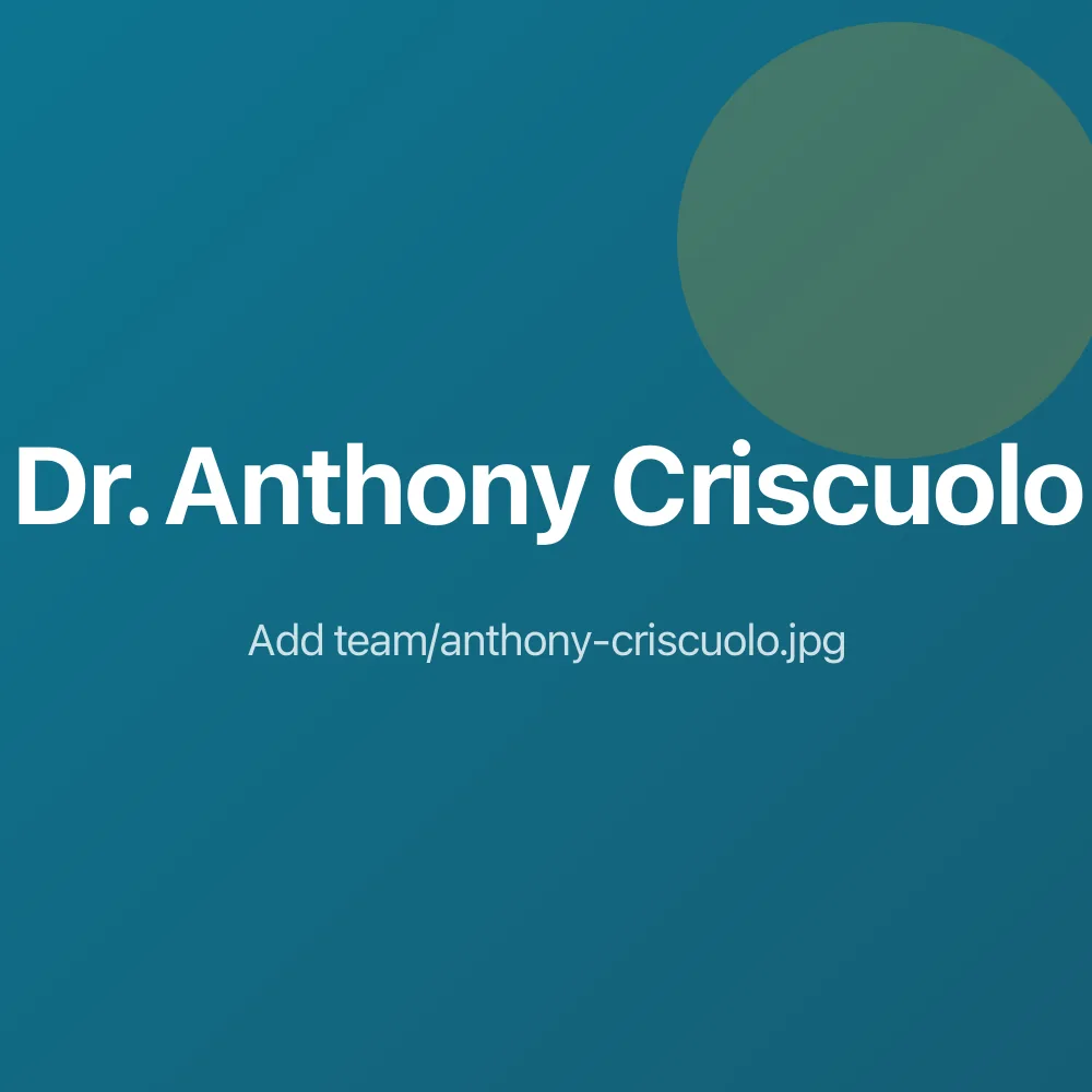Dr. Anthony Criscuolo, D.C.